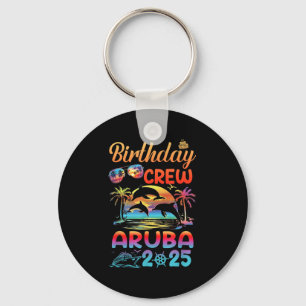 Aruba Birthday Trip Vacation 2025 Matching Group Key Ring