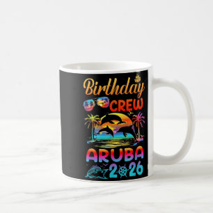 Aruba Birthday Trip Vacation 2026 Matching Group Coffee Mug