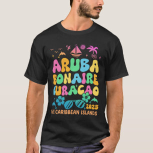 Aruba Bonaire Curacao 2025 Island Carribbean Trave T-Shirt