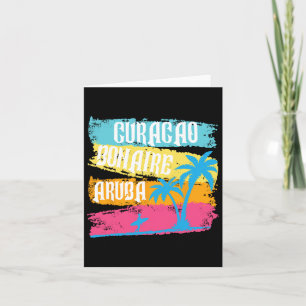 Aruba Bonaire Curacao Vacation Caribbean Islands S Card
