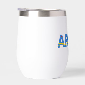 Aruba | Caribbean vacation wedding wine tumbler 