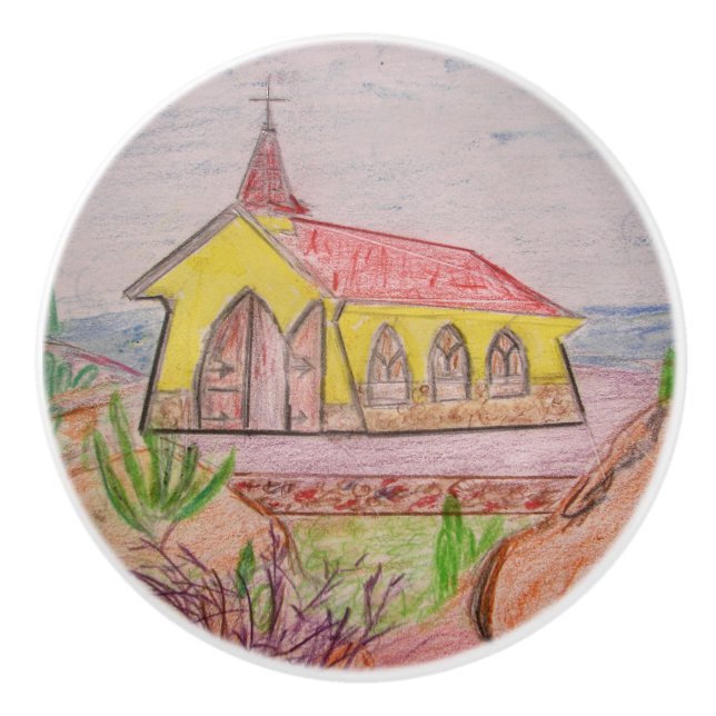 Aruba Ceramic Knob (Front)