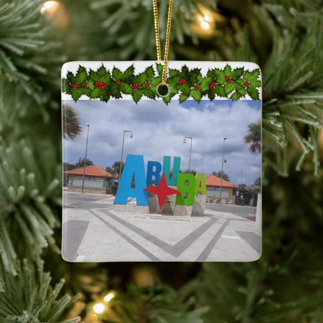 Aruba Christmas Holiday Ornament (Tree)
