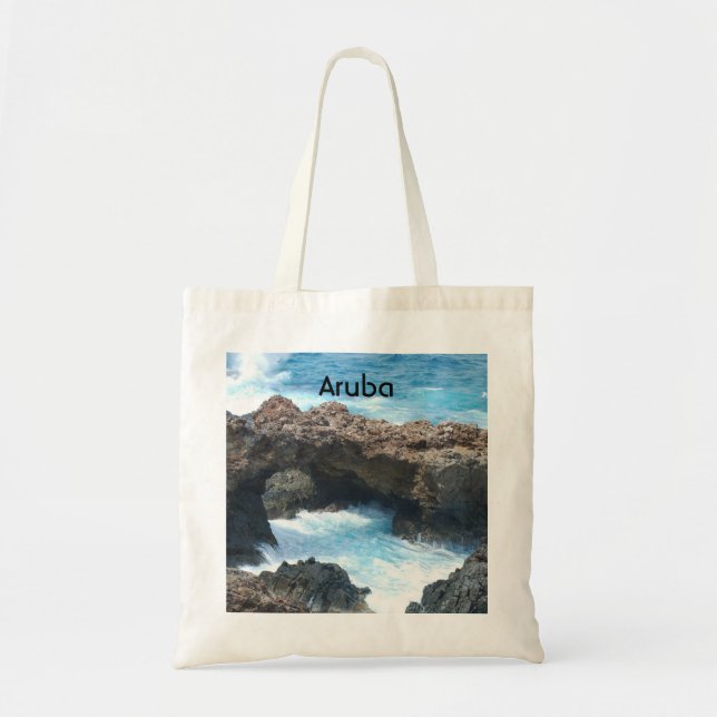 Aruba Coast Tote Bag (Front)