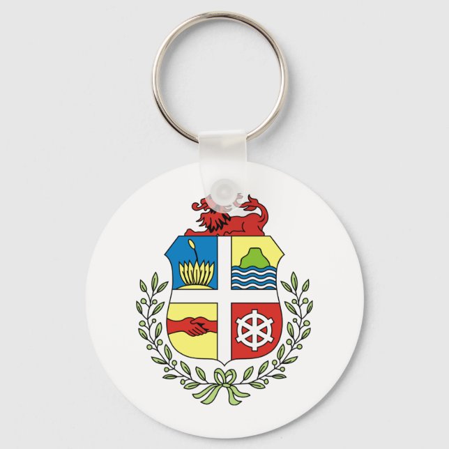 Aruba Coat of arm AW Key Ring (Front)