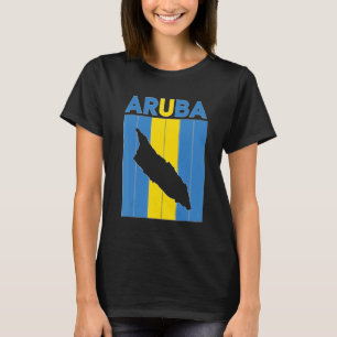 Aruba Country Borders T-Shirt
