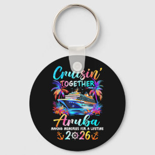 Aruba Cruise 2026 Family Cruisin Vacation Together Key Ring