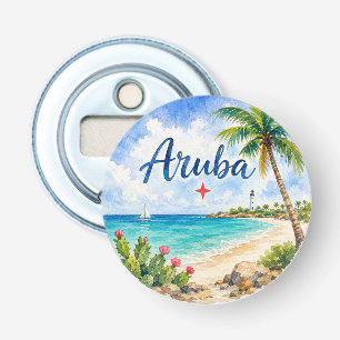 Aruba Dutch Caribbean Island travel souvenir  Bottle Opener