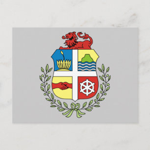 aruba emblem postcard