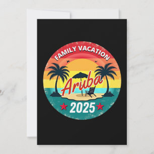 Aruba Family Vacation 2025 Family Vacation Invitation