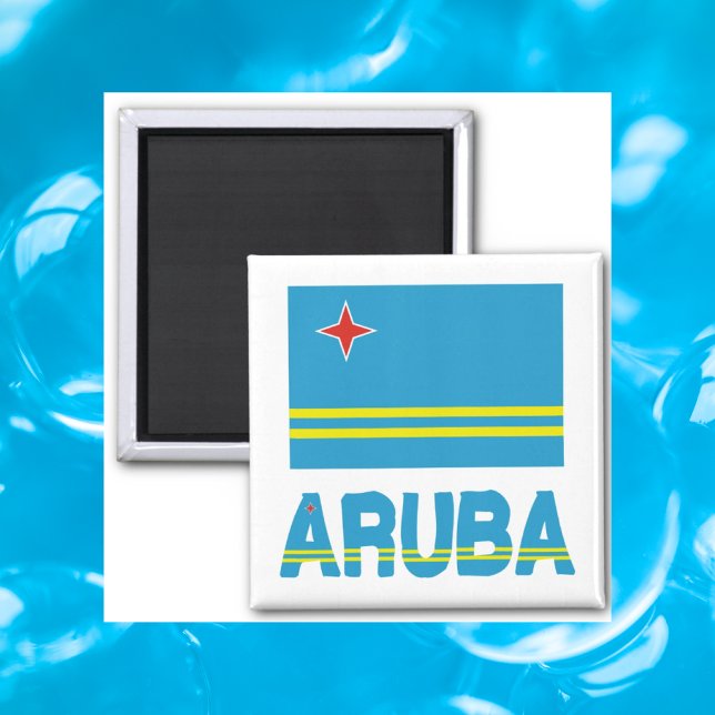 Aruba Flag and Aruba Magnet (Creator Uploaded)