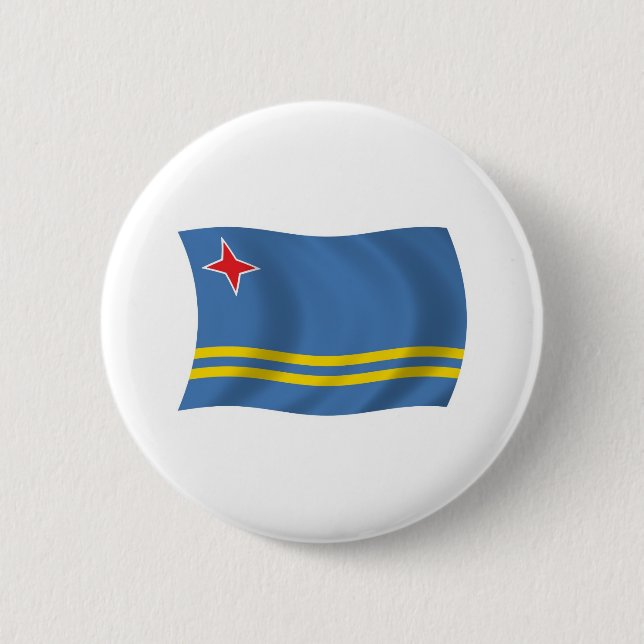 Aruba Flag Button (Front)