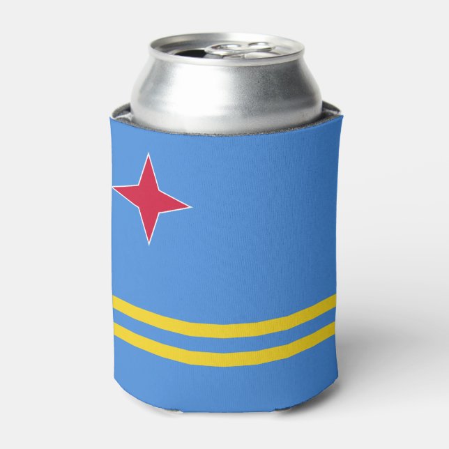Aruba Flag Can Cooler (Can Front)