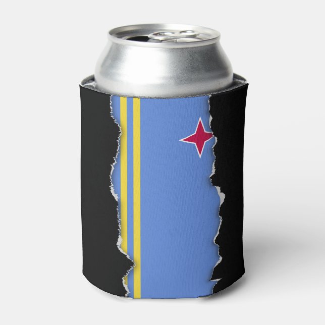 Aruba flag can cooler (Can Front)