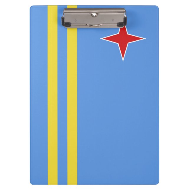 Aruba flag clipboard (Front)
