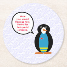 Aruba Flag Holiday Ms. Penguin Talking