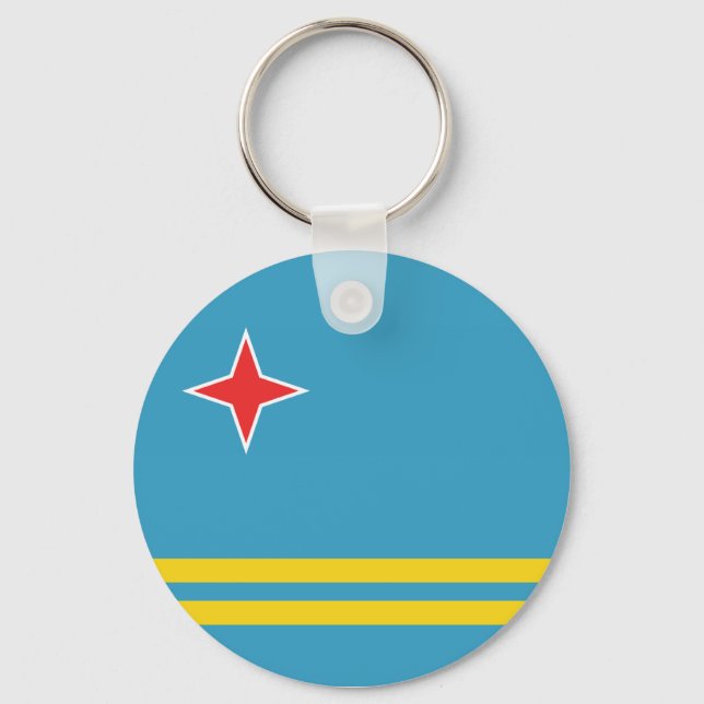 Aruba Flag Keychain (Front)