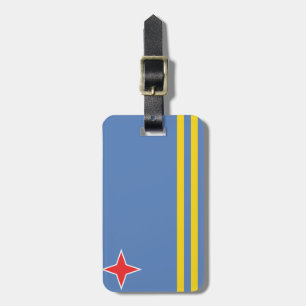 Aruba Flag Luggage Tag