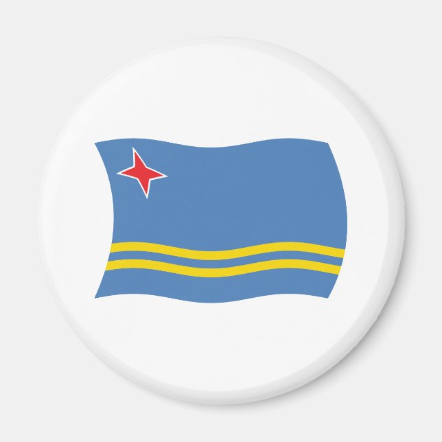 Aruba Flag Magnet (Front)