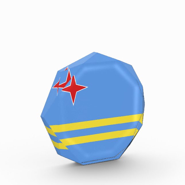 Aruba flag photo block (Left)