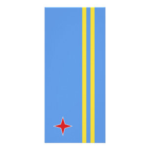 Aruba flag rack card
