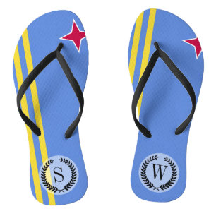 Aruba flag thongs