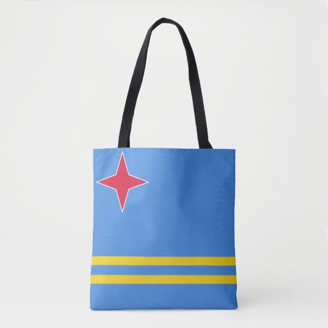 Aruba Flag Tote Bag (Front)