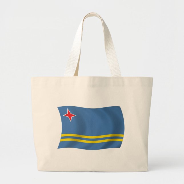 Aruba Flag Tote Bag (Front)