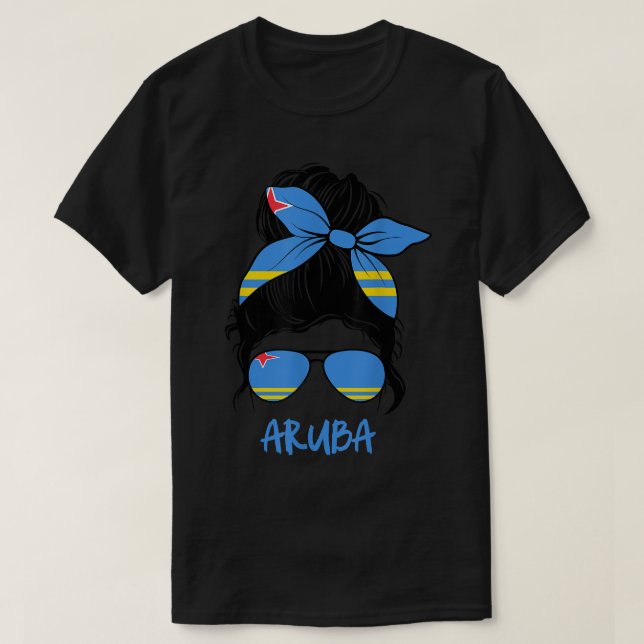 Aruba Girl Aruban girl Chica Aruba island T-Shirt (Design Front)