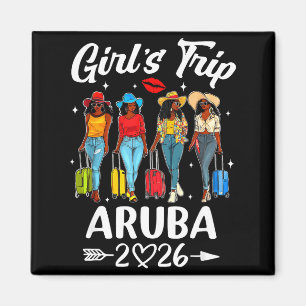 Aruba Girls Trip 2026 Birthday Design Magnet