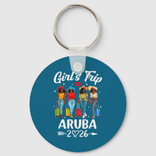 Aruba Girls Trip 2026 Birthday Key Ring