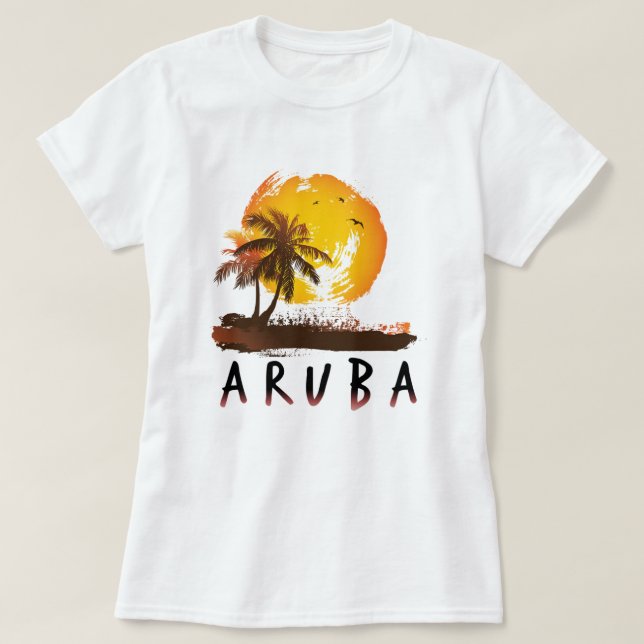 Aruba grunge T-Shirt (Design Front)