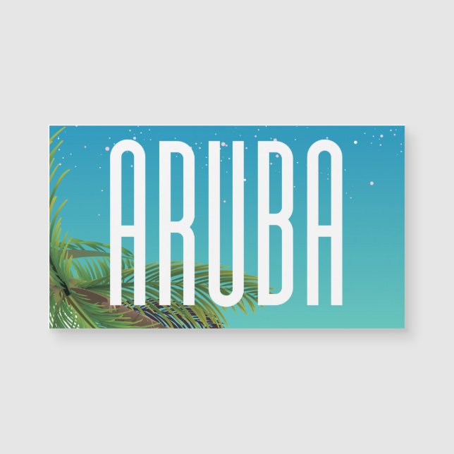 Aruba Hammock beach travel poster (Front)