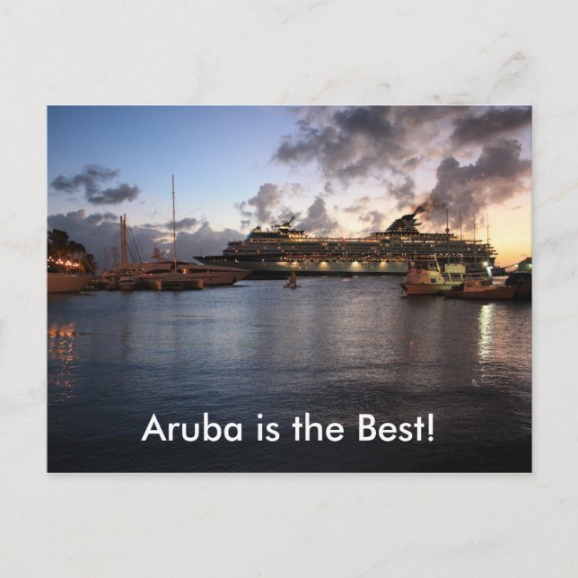 Aruba is the Best! Postcard (Front)