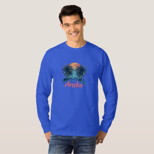 Aruba Island Design (Version 2) - Basic Long Sleev T-Shirt