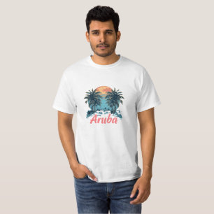 Aruba Island Design (Version 2) - Men's Value T-Sh T-Shirt