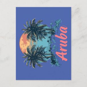 Aruba Island Design (Version 2) - Standard Postcar Postcard