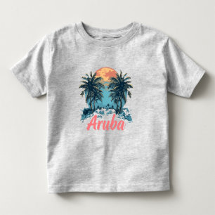 Aruba Island Design (Version 2) - Toddler Fine Jer T-Shirt
