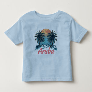 Aruba Island Design (Version 2) - Toddler Fine Jer Toddler T-Shirt
