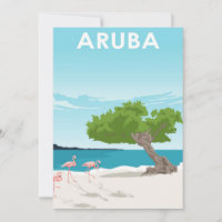 Aruba Island Travel Poster