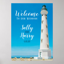 Aruba Lighthouse Destination Wedding Personalised