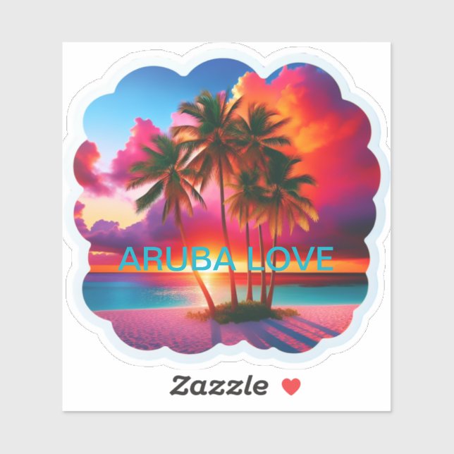 Aruba love amazing colour (Sheet)