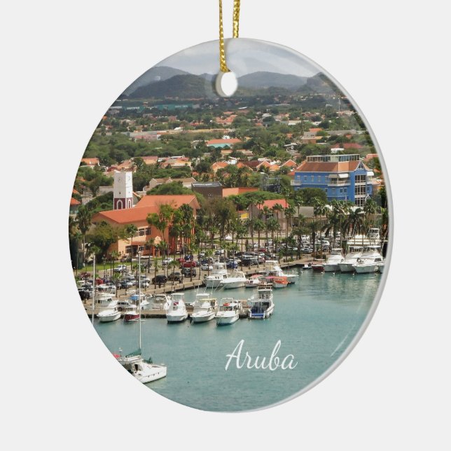 Aruba Marina Ceramic Tree Decoration (Left)