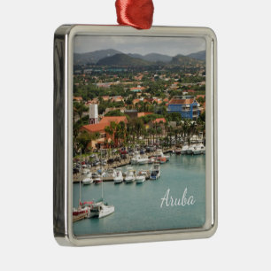 Aruba Marina Metal Ornament