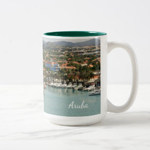 Aruba Marina Two-Tone Coffee Mug