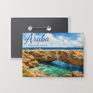 Aruba Natural Bridge rock formation Caribbean 