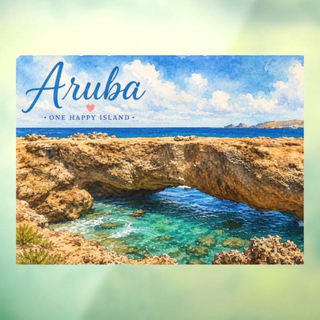 Aruba Natural Bridge rock formation Caribbean  (Sheet 3)