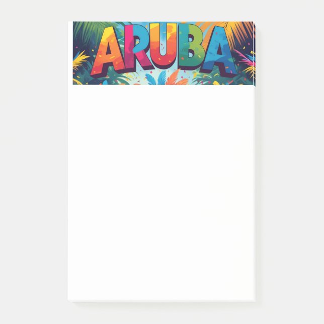 Aruba notes post it (Front)