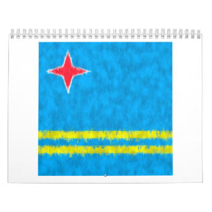 Aruba Oil Painting Drawing Calendar