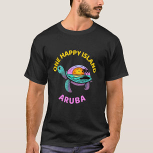 Aruba One Happy Island Aruban Souvenir Vacation Me T-Shirt